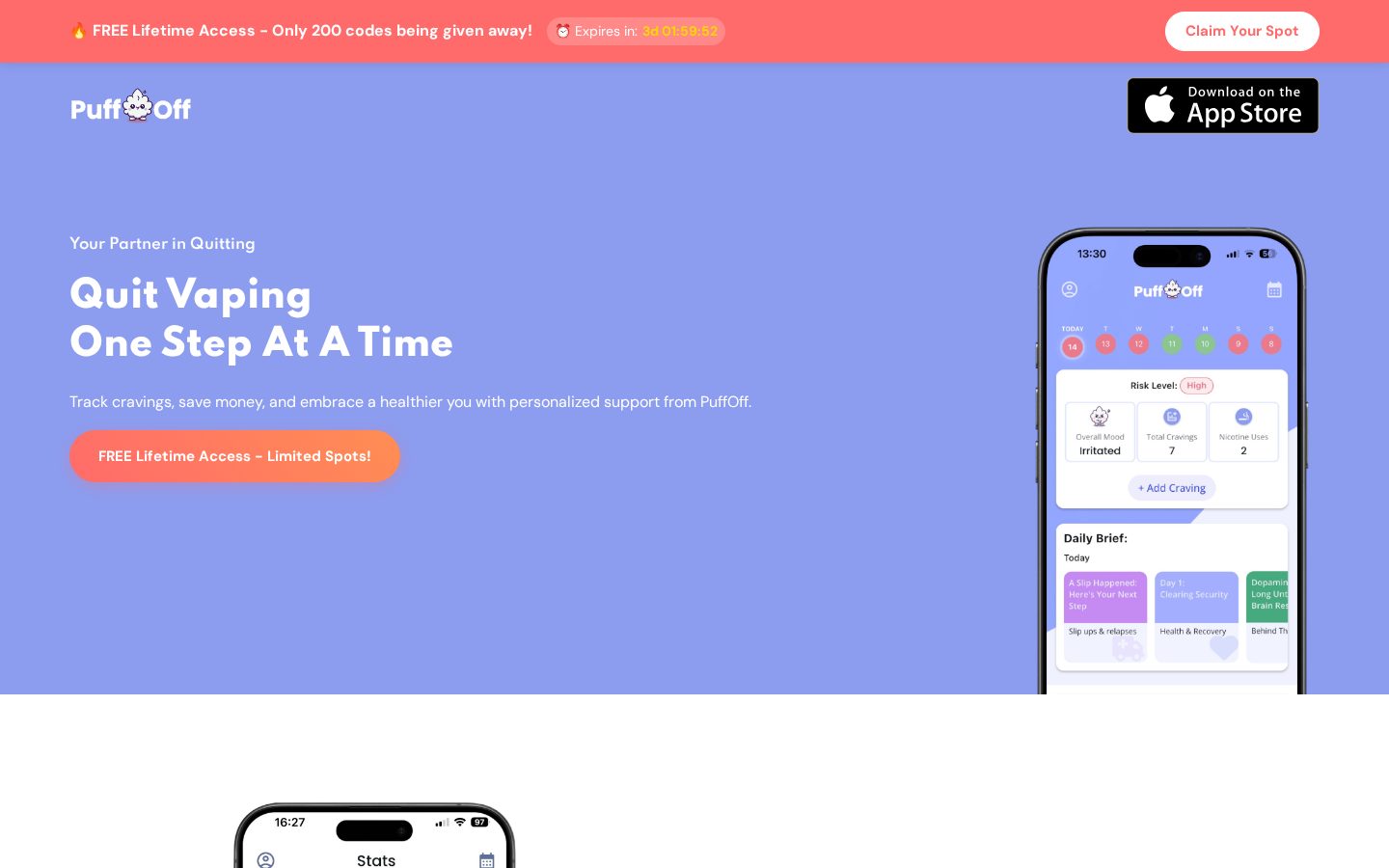 PuffOff Homepage