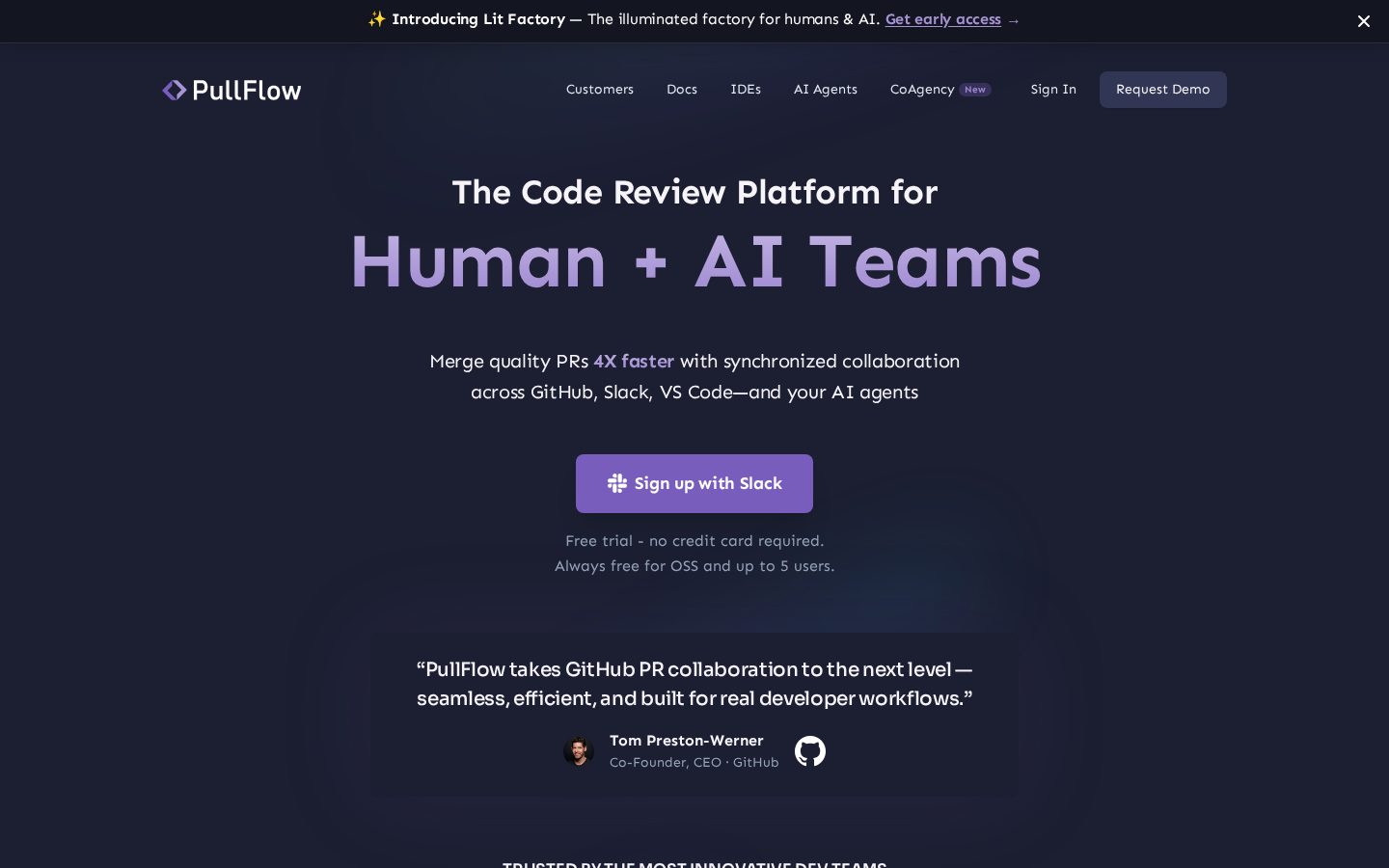 PullFlow Homepage