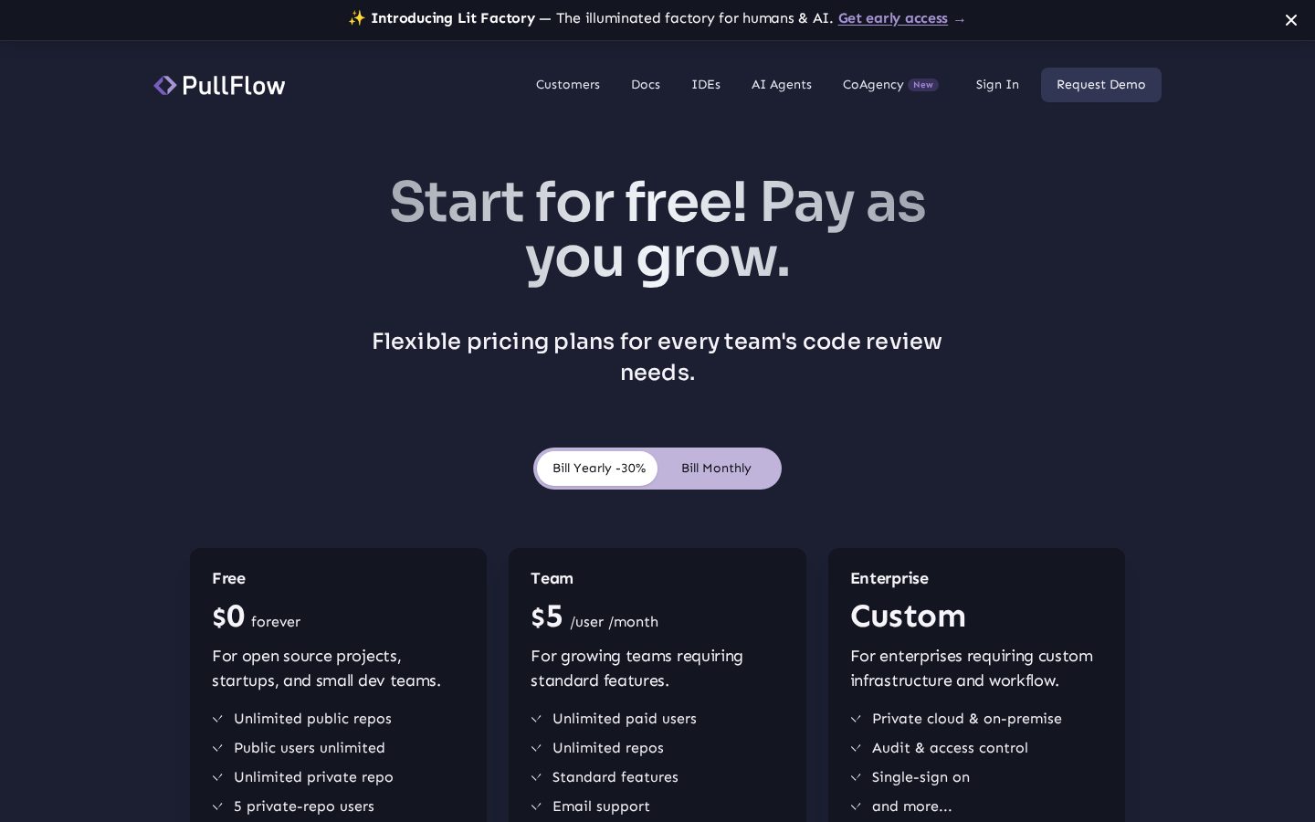 PullFlow Pricing
