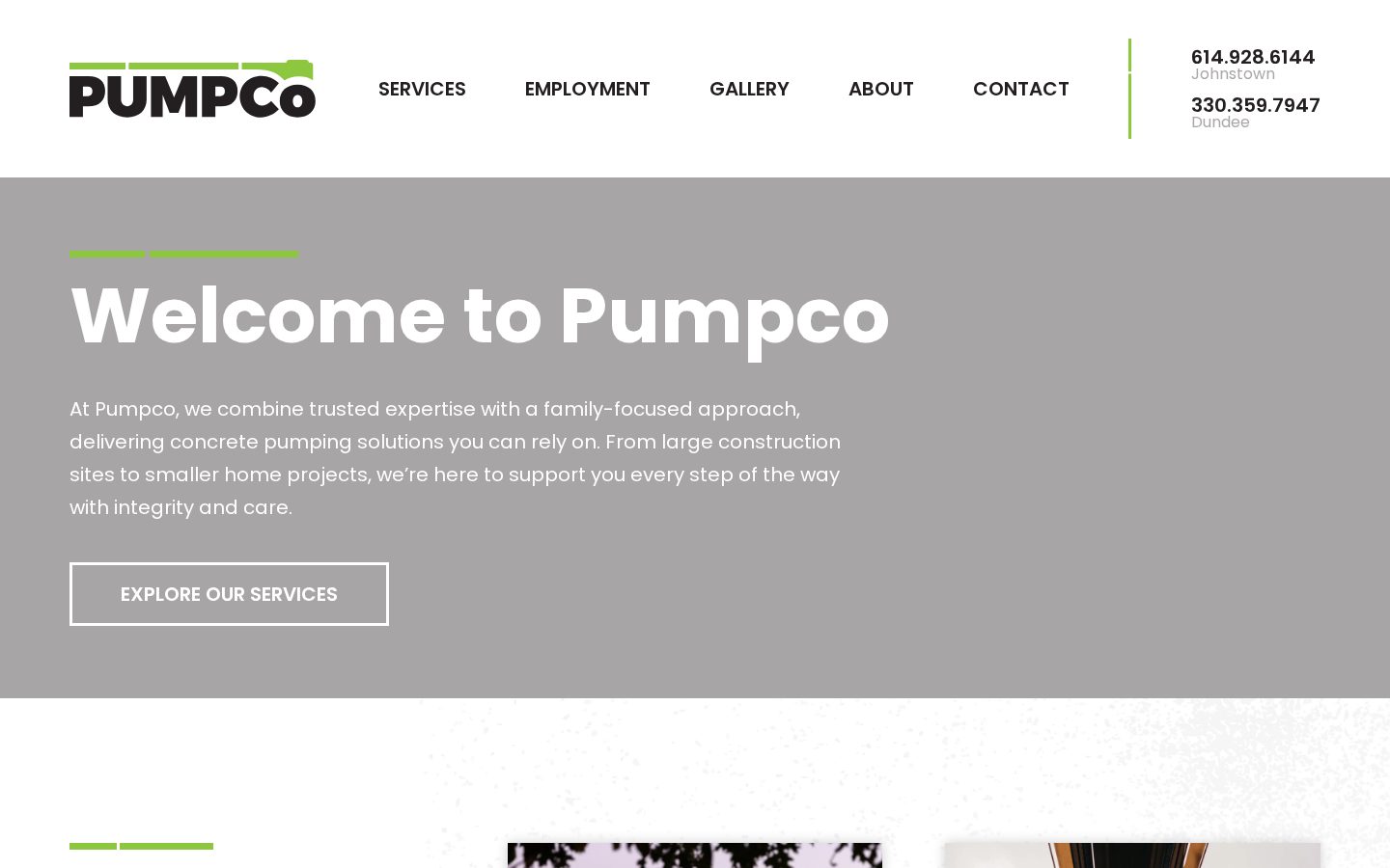 Pump Co Homepage