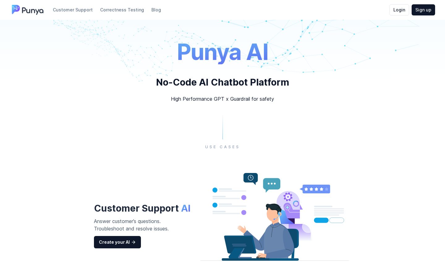 Punya AI Homepage