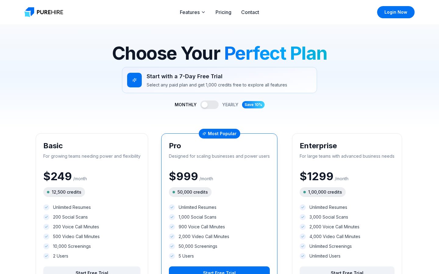 purehire Pricing