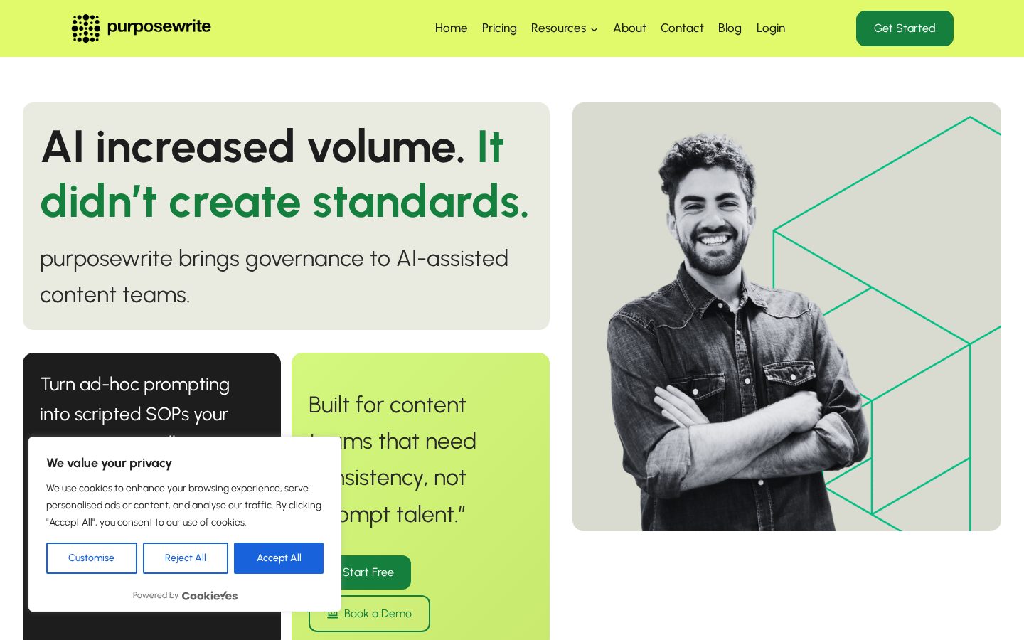 purposewrite Homepage