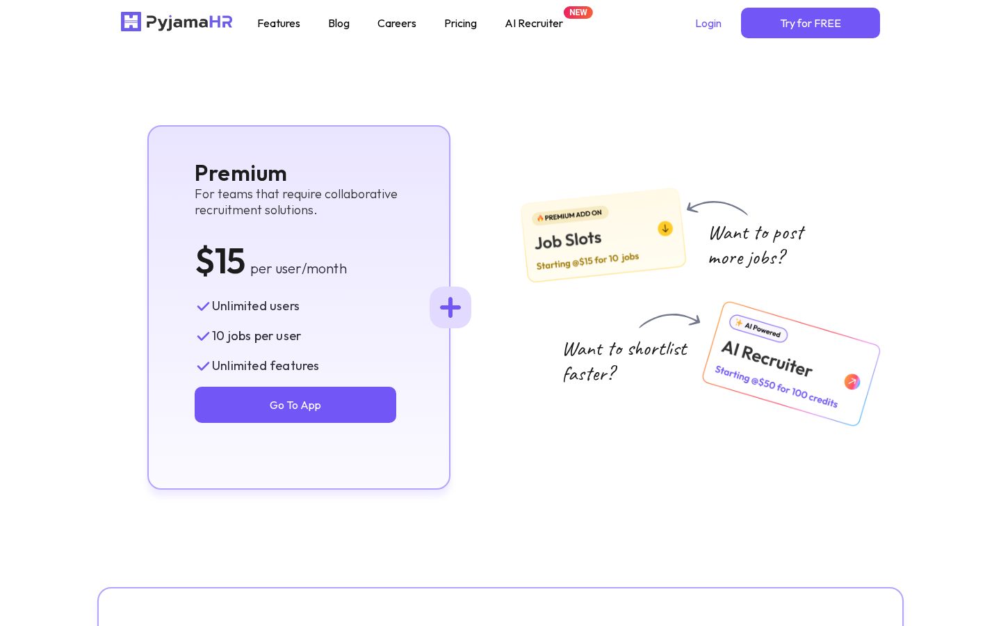 PyjamaHR Pricing