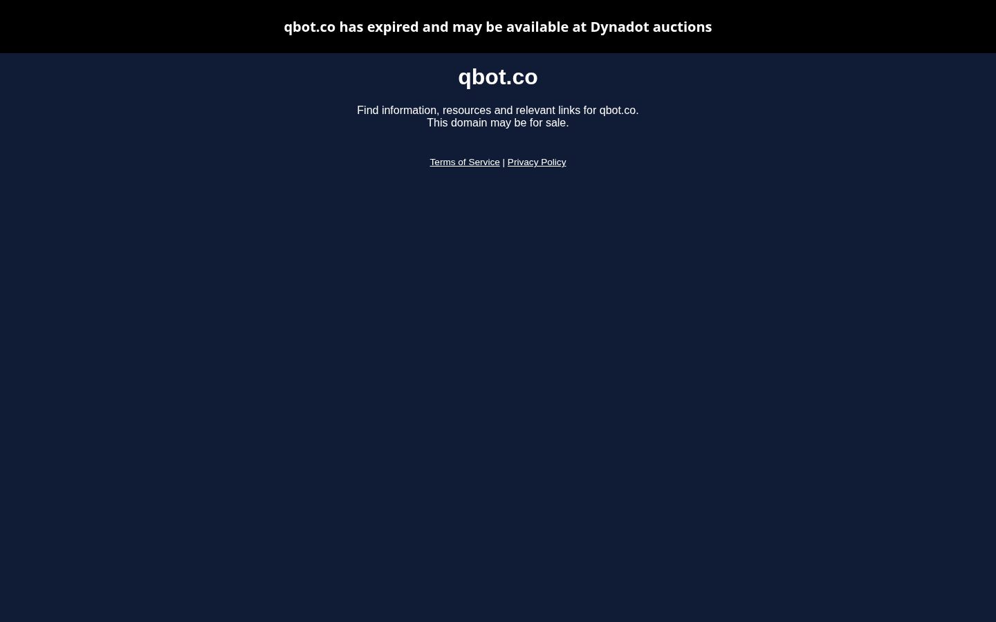 Q Bot Homepage