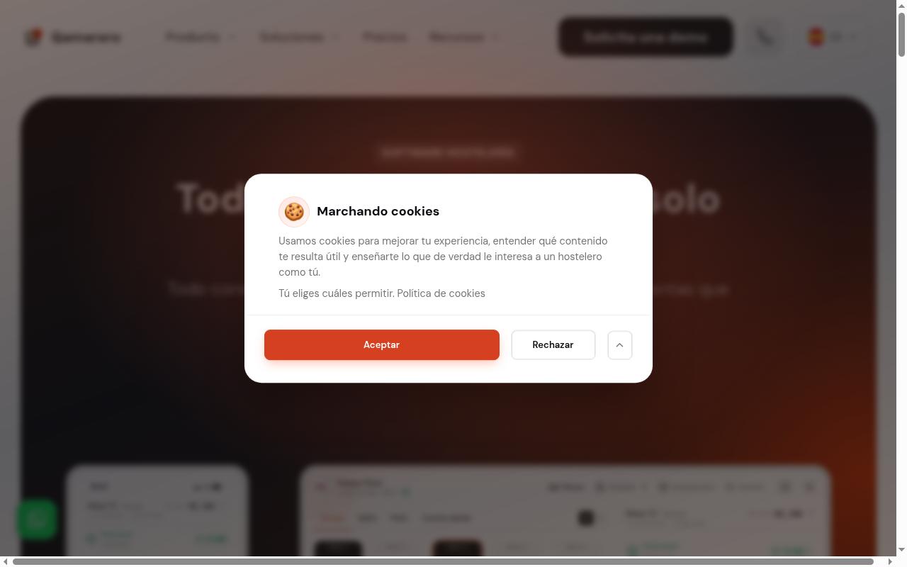 Qamarero Homepage