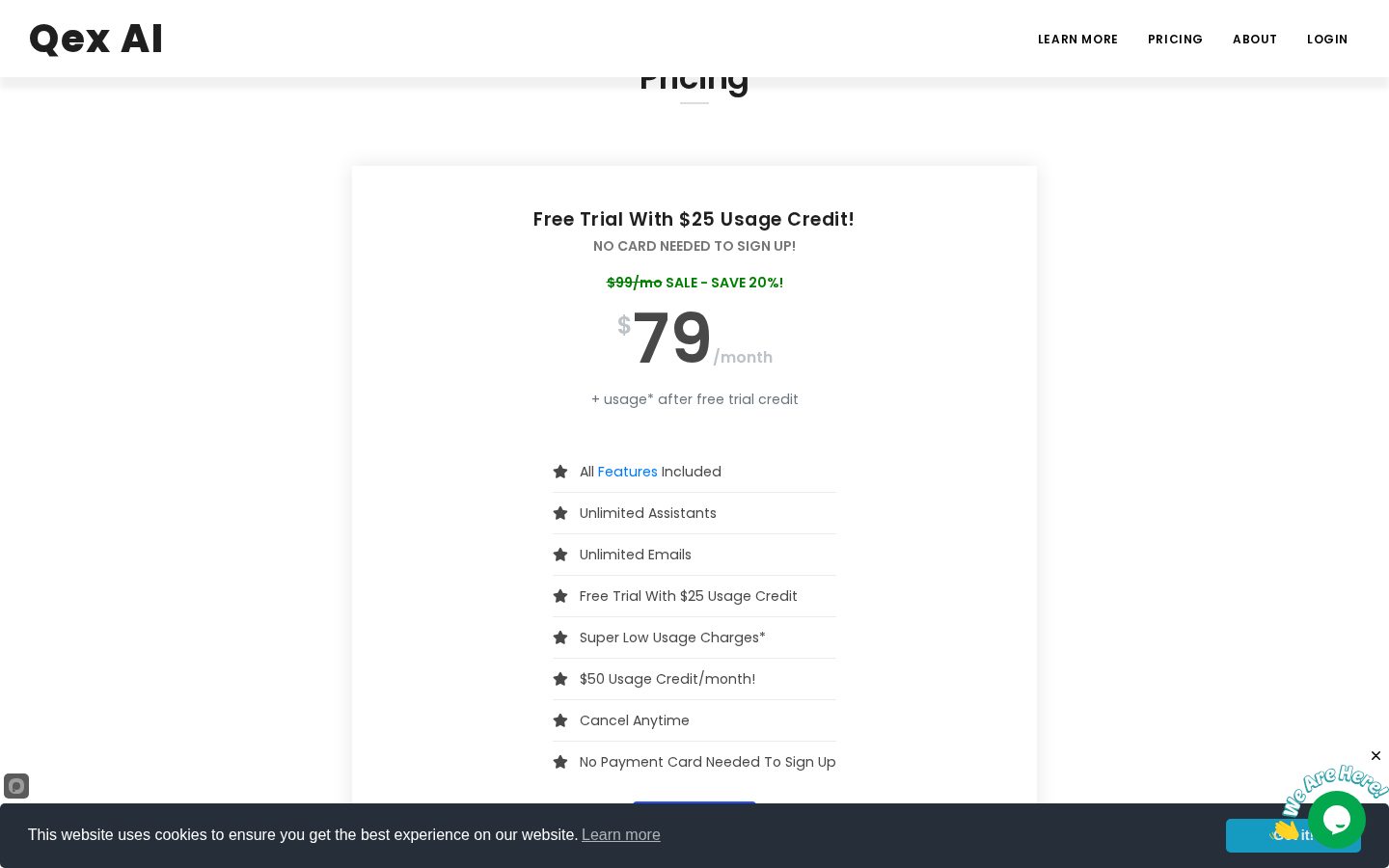 Qex AI Pricing
