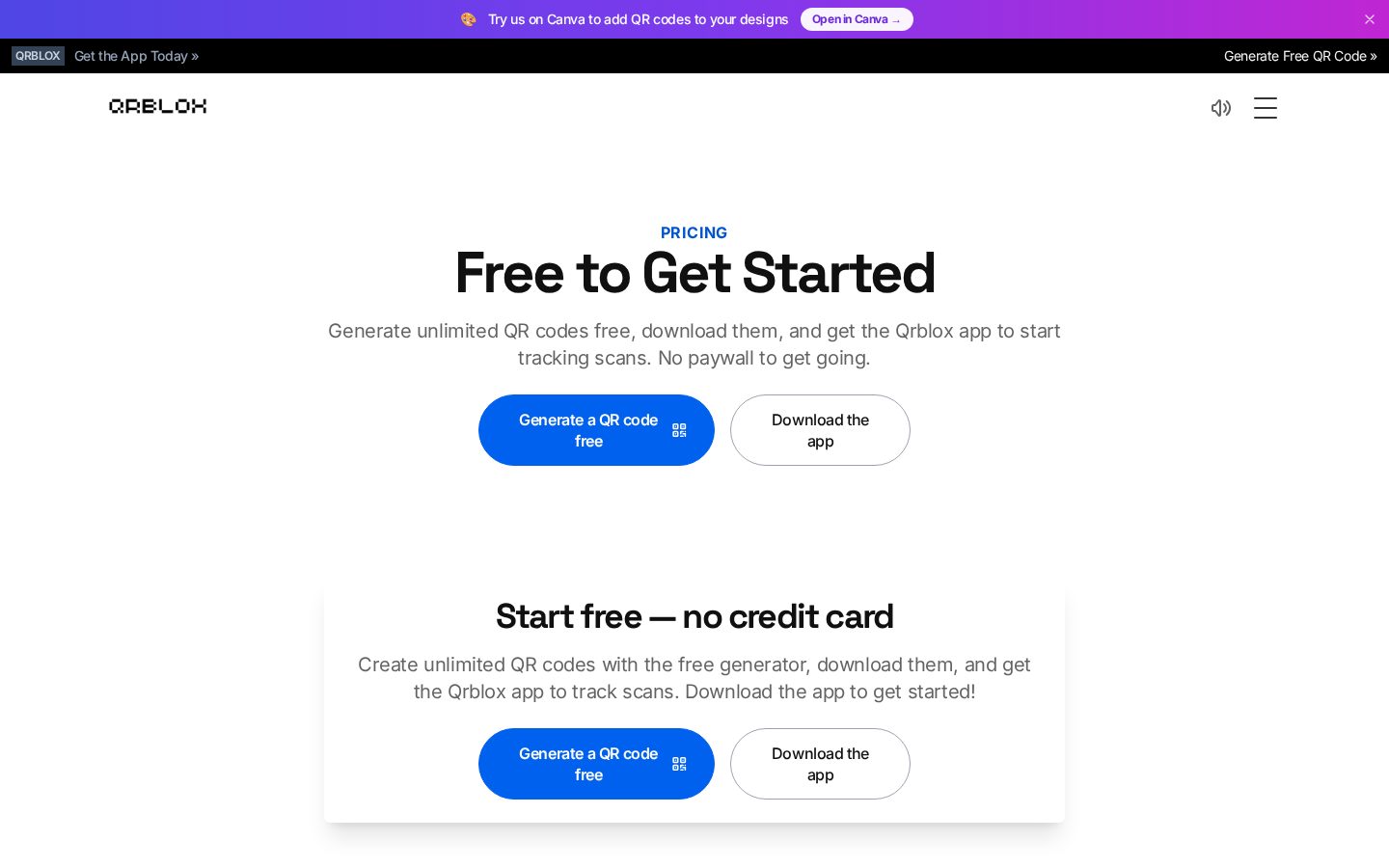 Qrblox Pricing