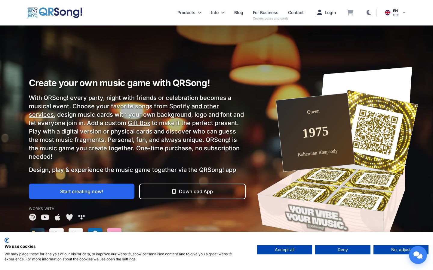 QRSong! Homepage