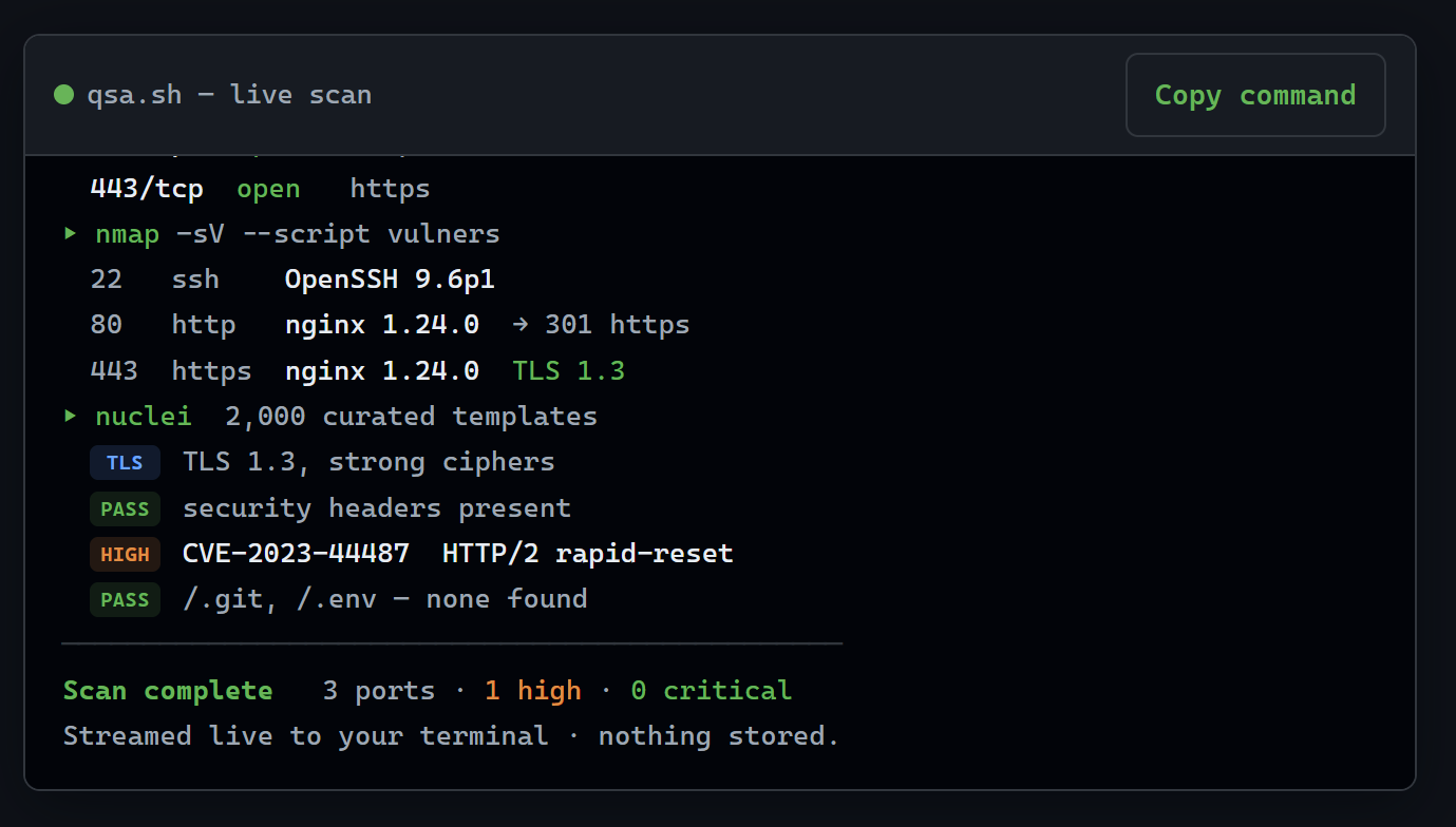 Homepage screenshot