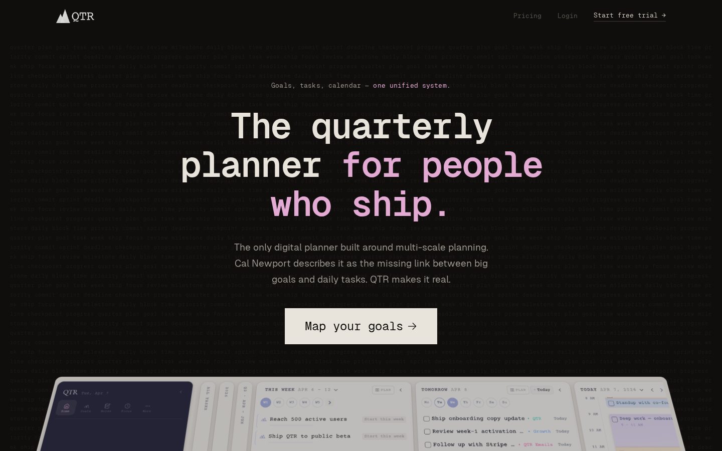 Qtr Ai Homepage
