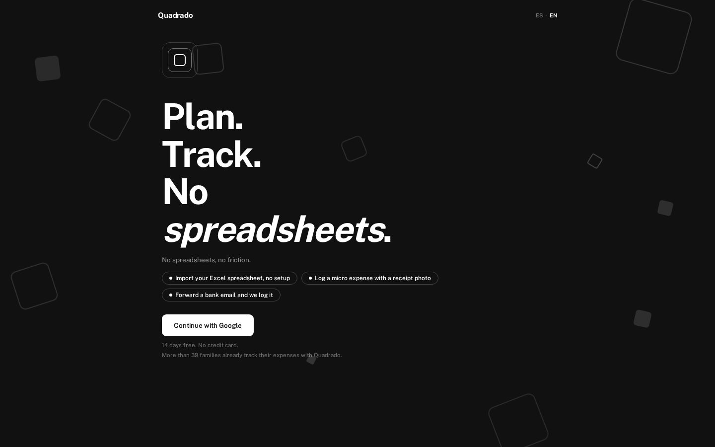 Quadrado Homepage