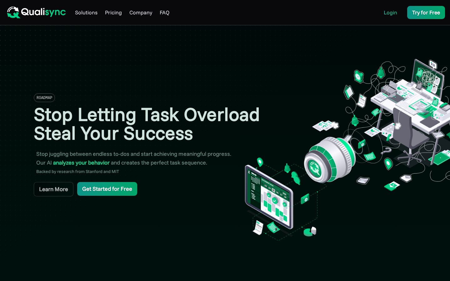 qualisync Homepage