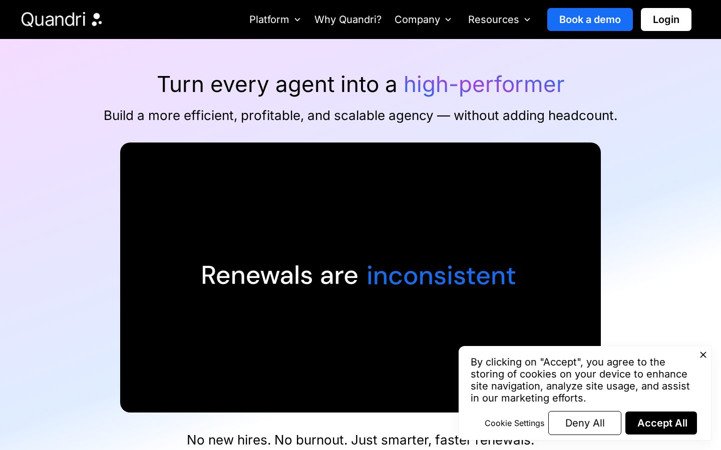 Quandri Homepage