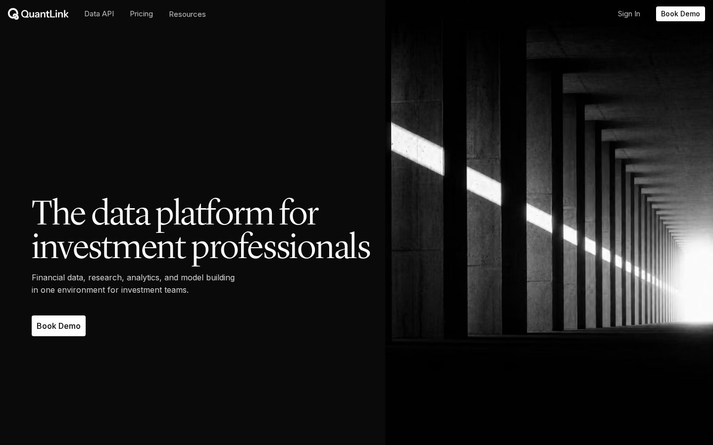 QuantLink Homepage