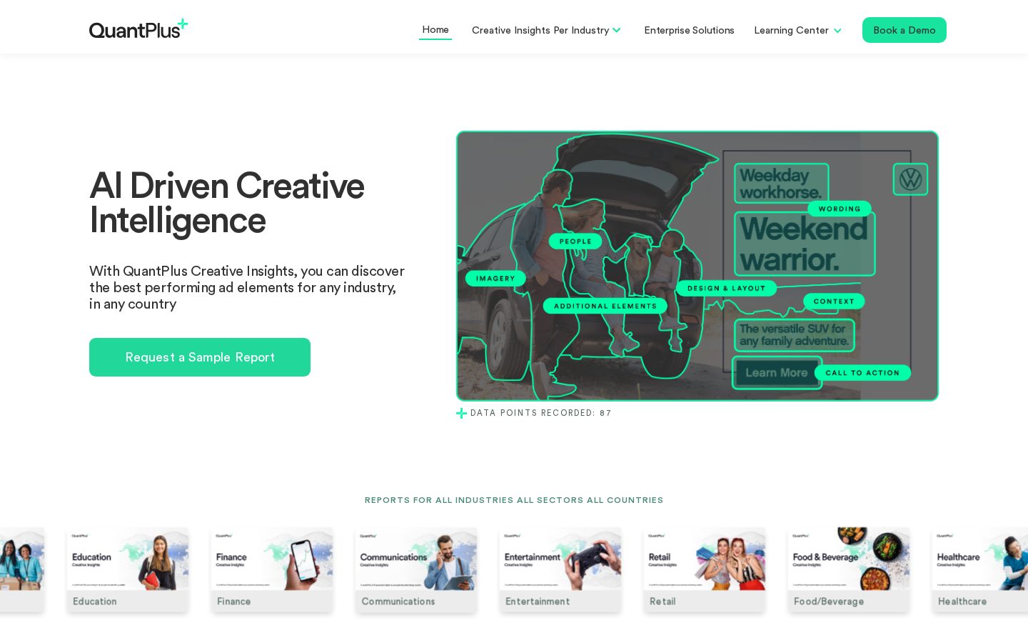 QuantPlus Homepage