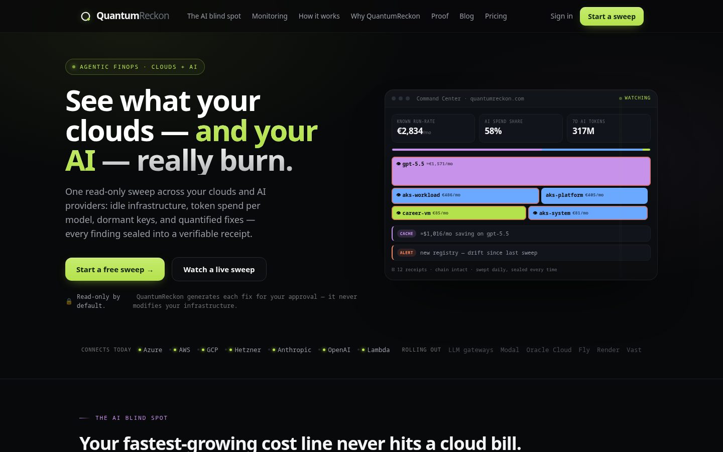 QuantumReckon Homepage
