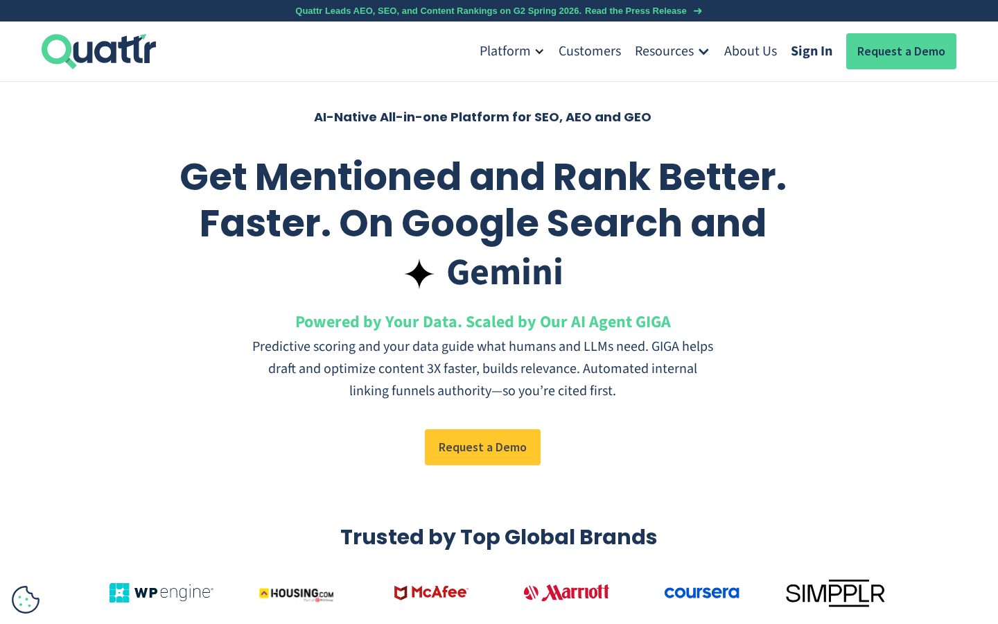 Quattr Homepage