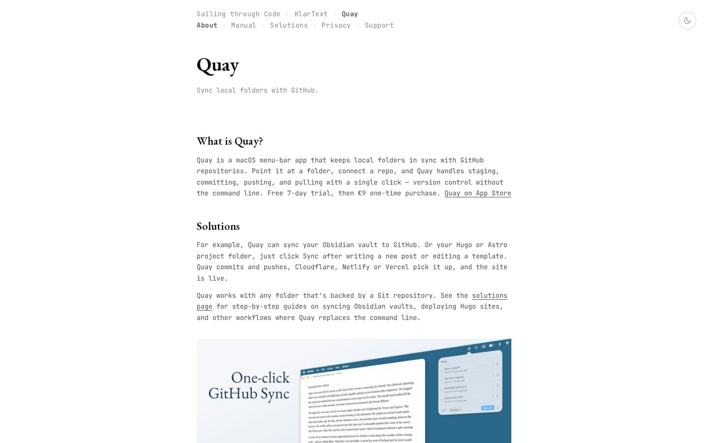 Quay Homepage