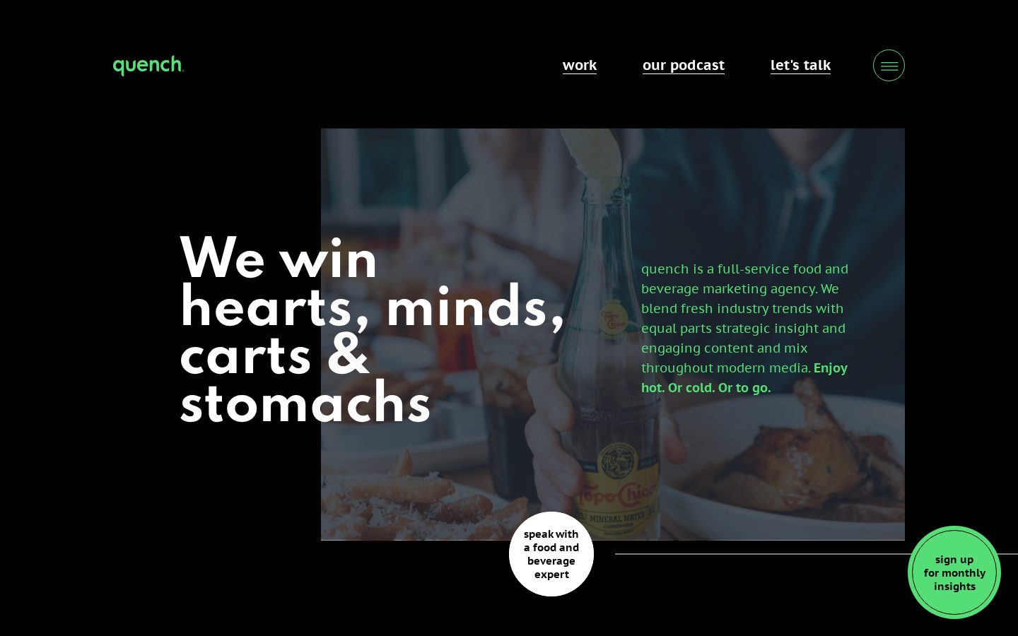 Quench Homepage