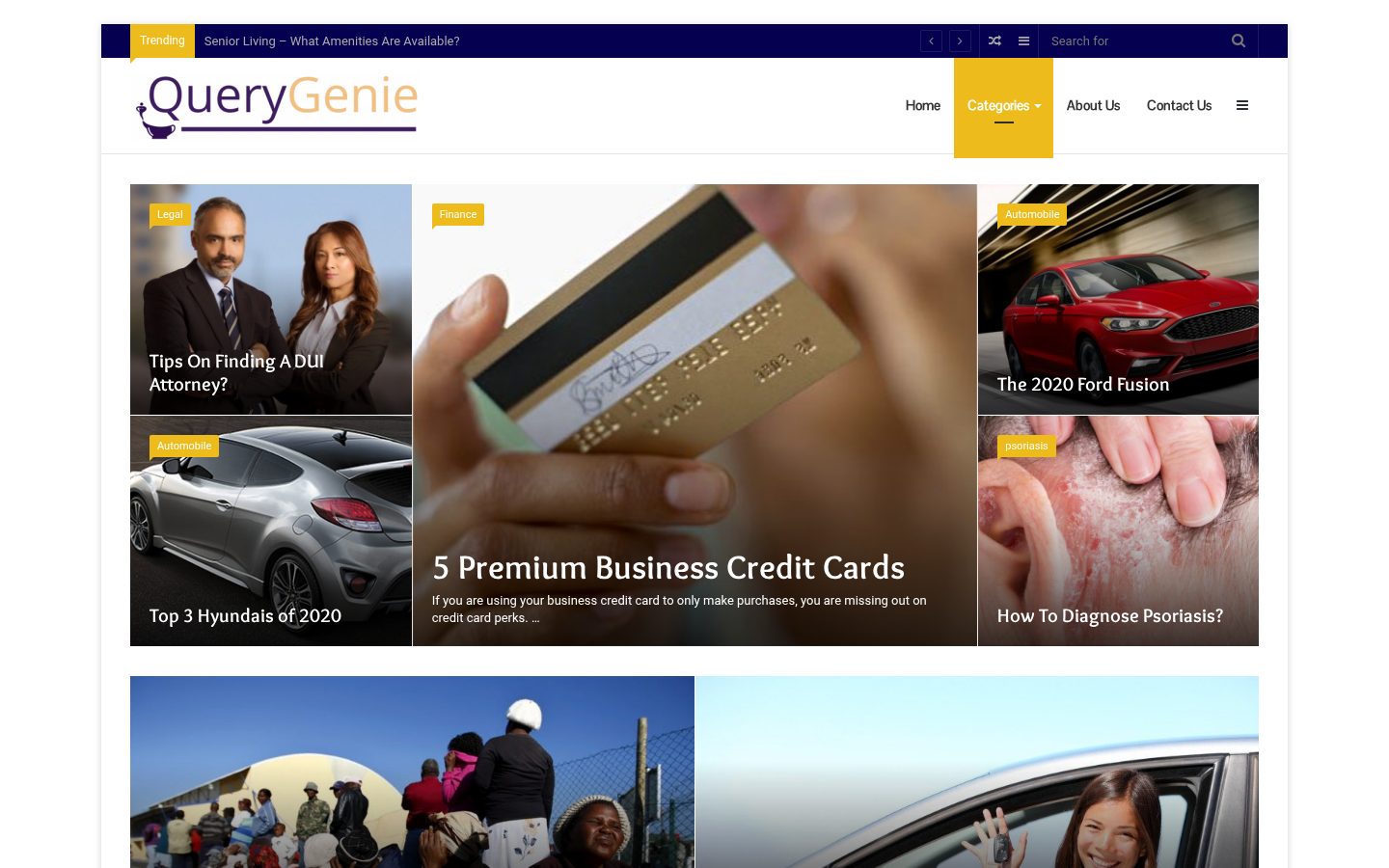 QueryGenie Homepage
