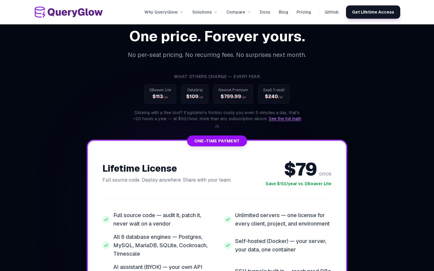 QueryGlow Pricing