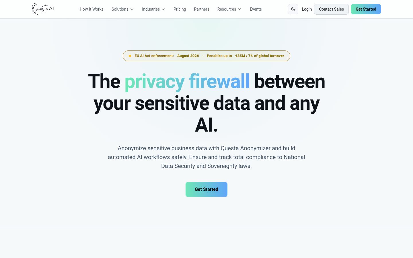 Questa AI Homepage