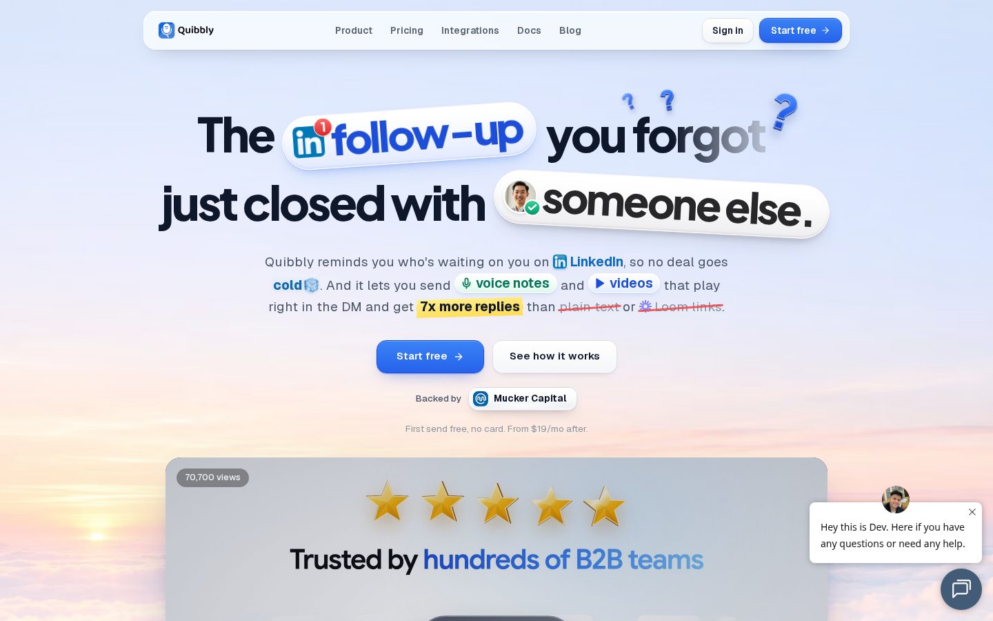Quibbly Homepage