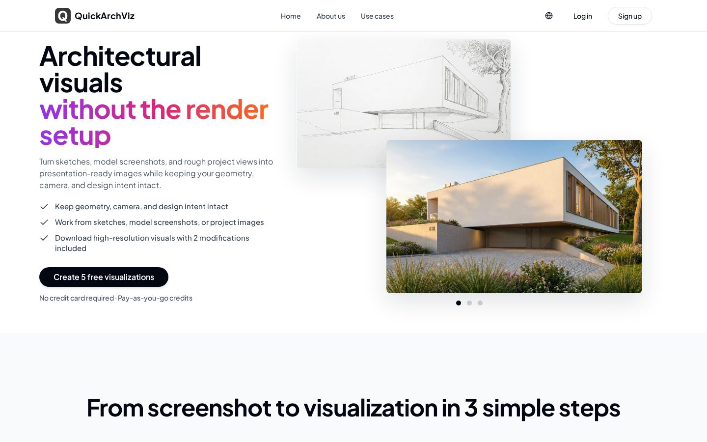 QuickArchViz Homepage
