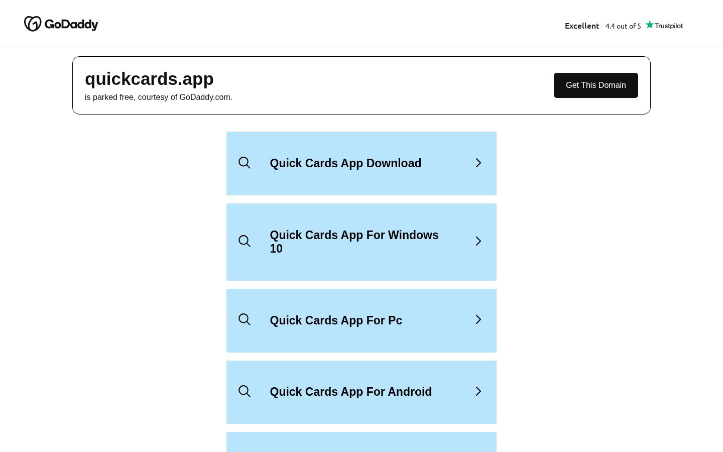 Quickcards Homepage