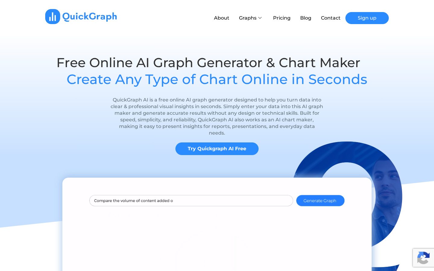 Quickgraph AI Homepage