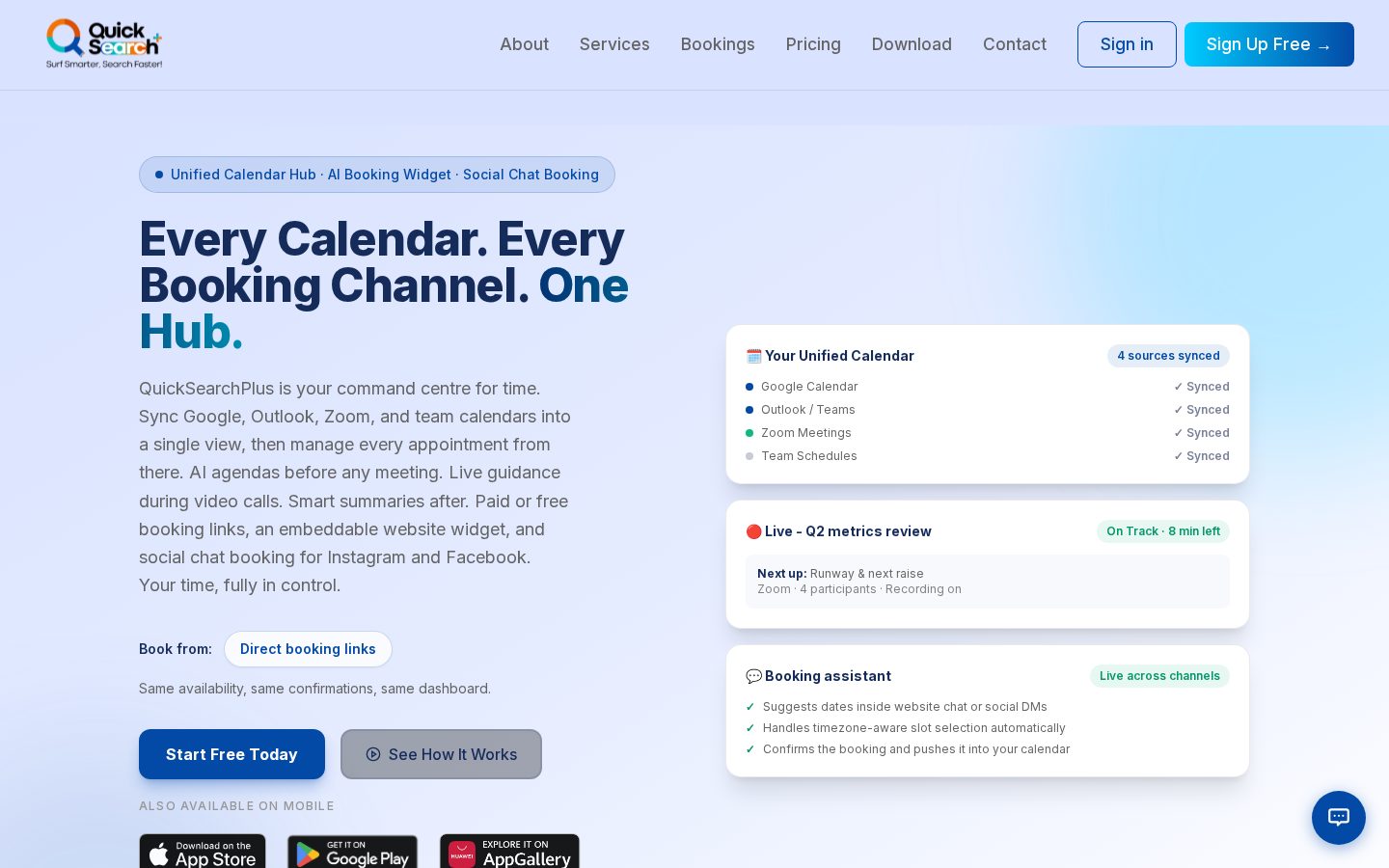 QuickSearchPlus Homepage