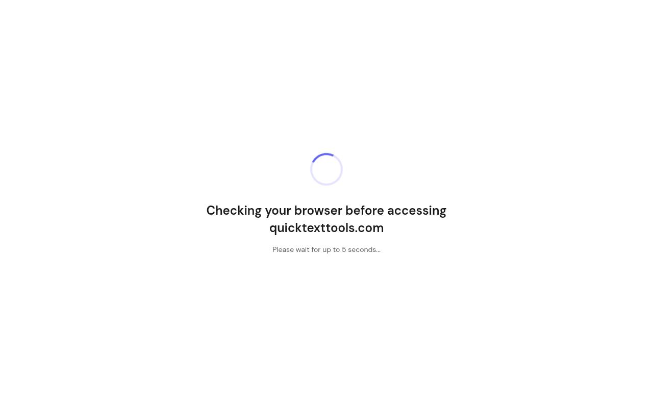 QuickTextTools Homepage