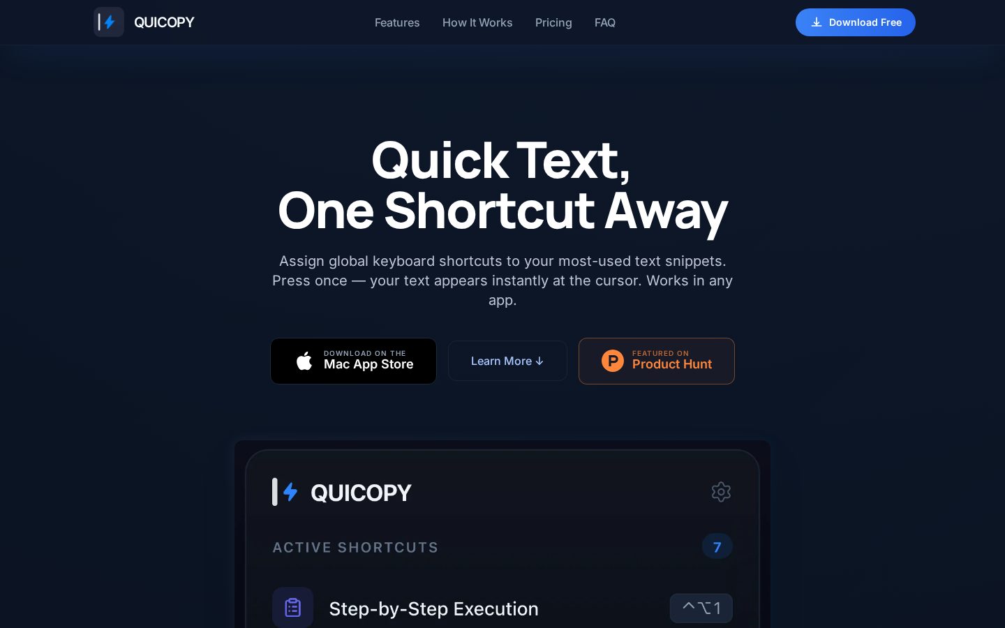 QUICOPY Homepage