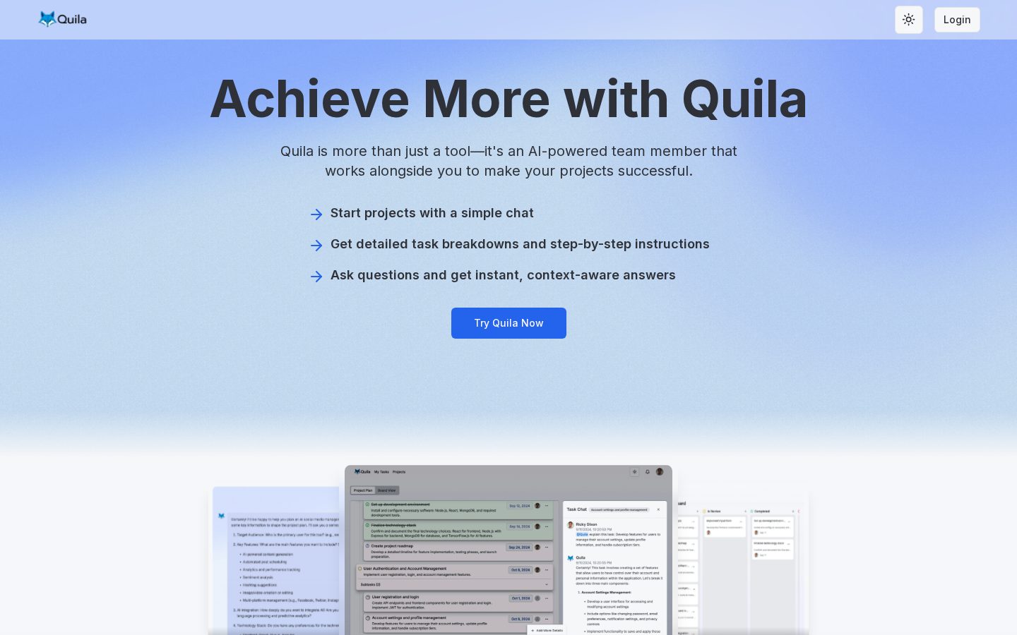 Quila Homepage