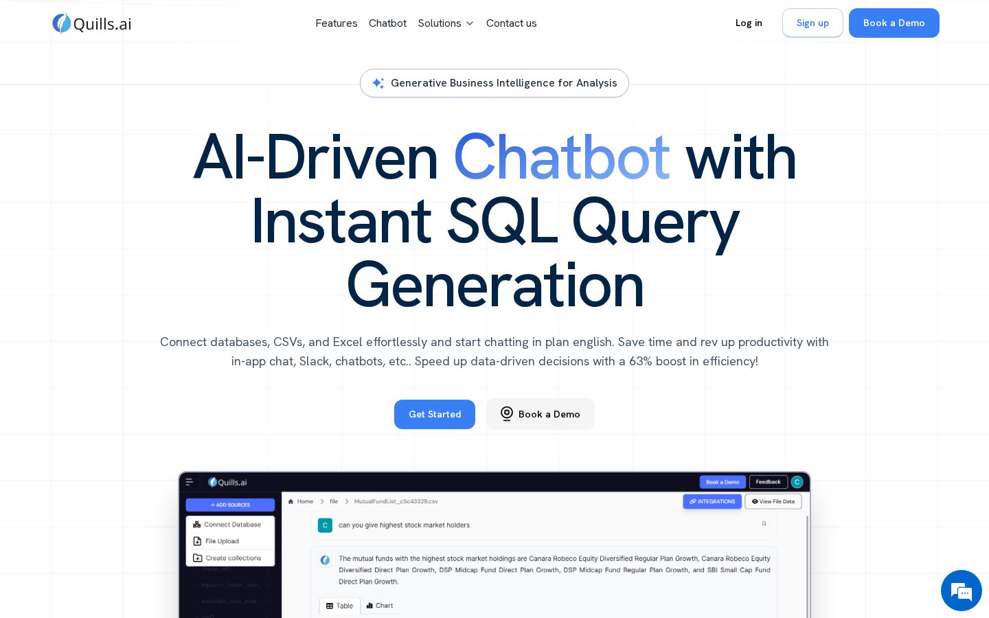 Quills AI Homepage