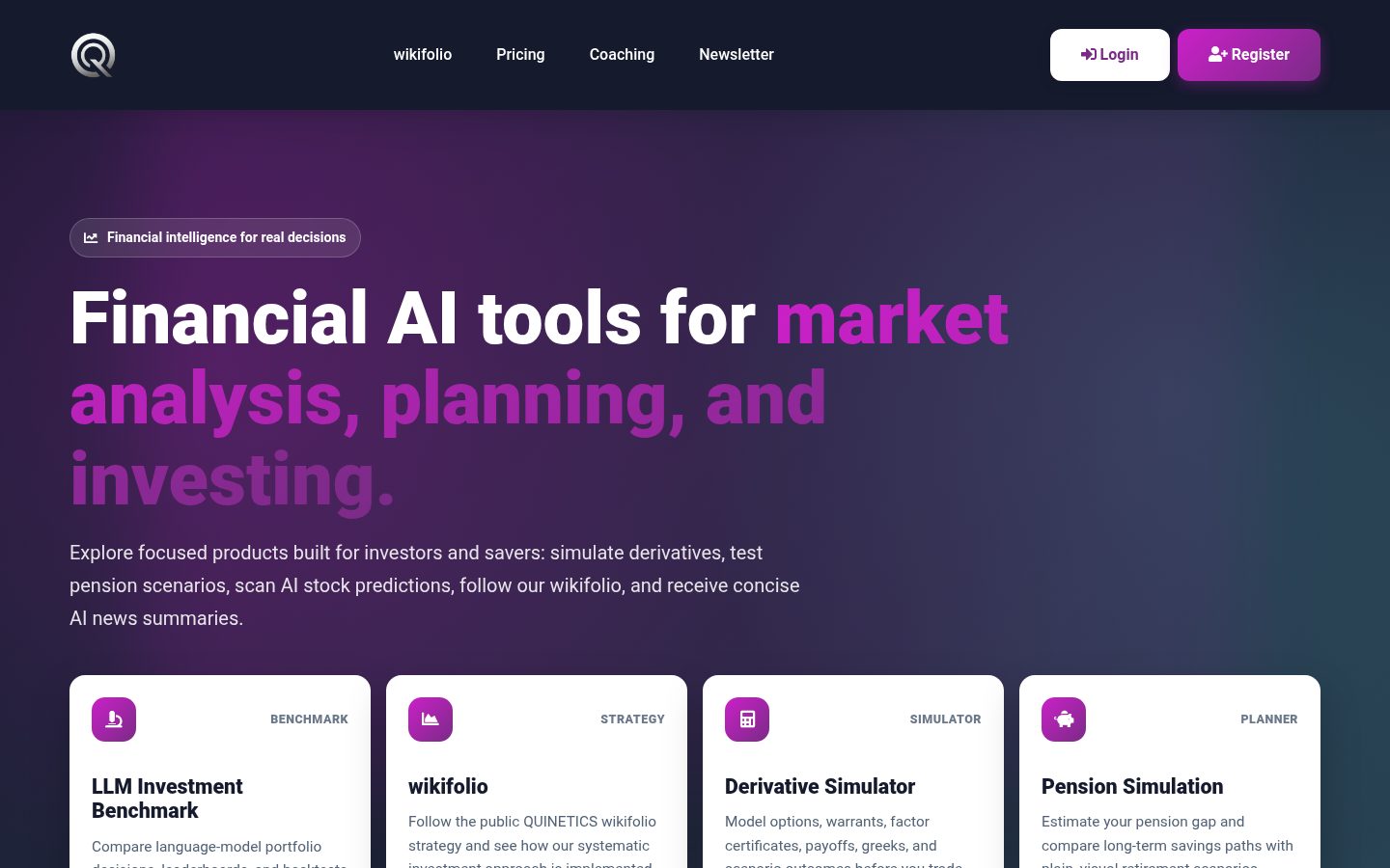 QUINETICS Homepage