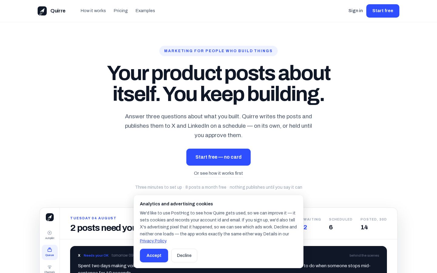 Quirre Homepage