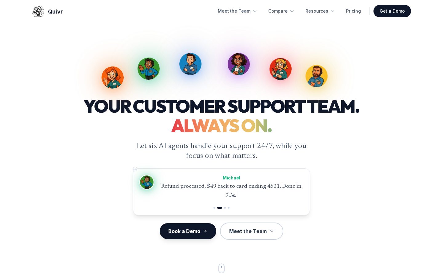 Quivr Homepage