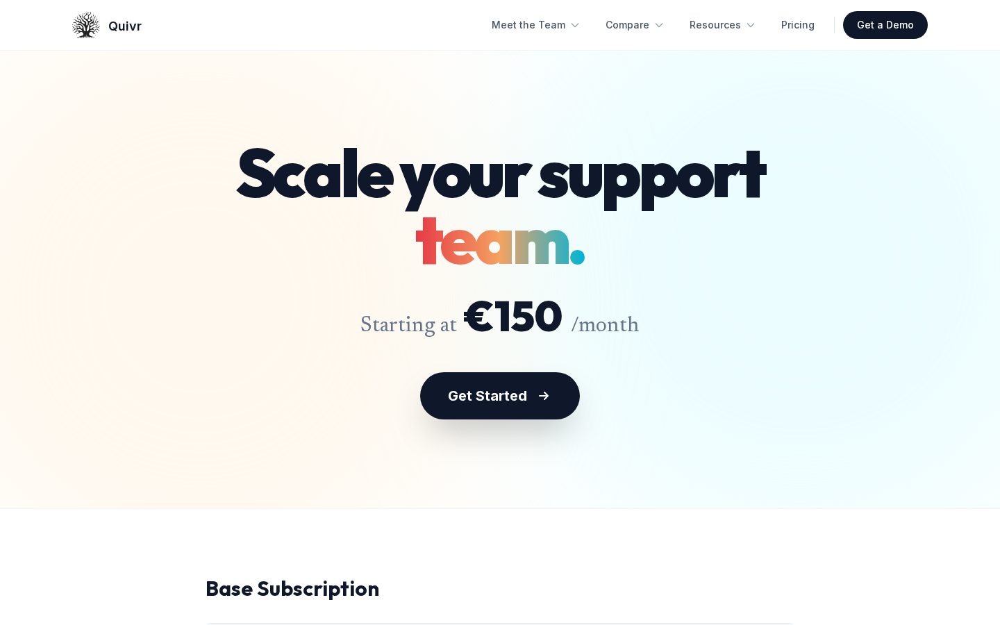 Quivr Pricing