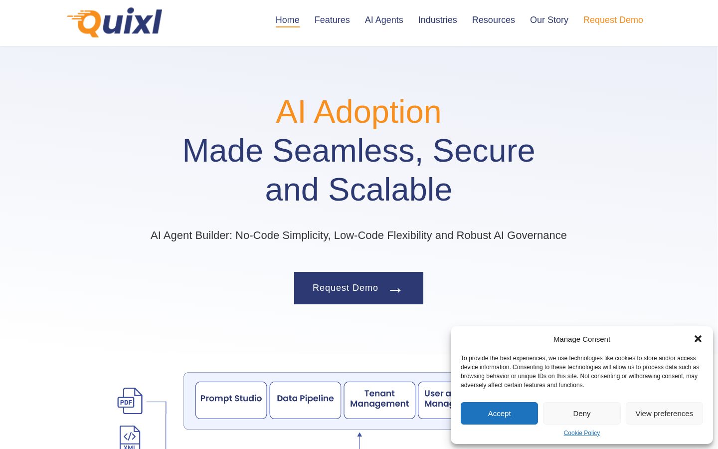 Quixl Homepage