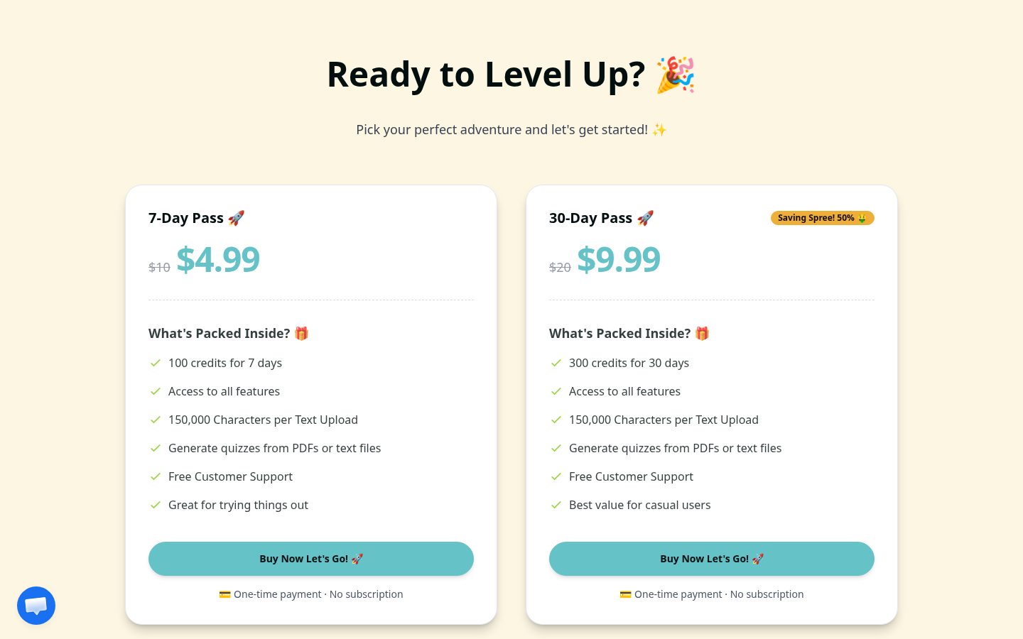 quizcreatorpro Pricing