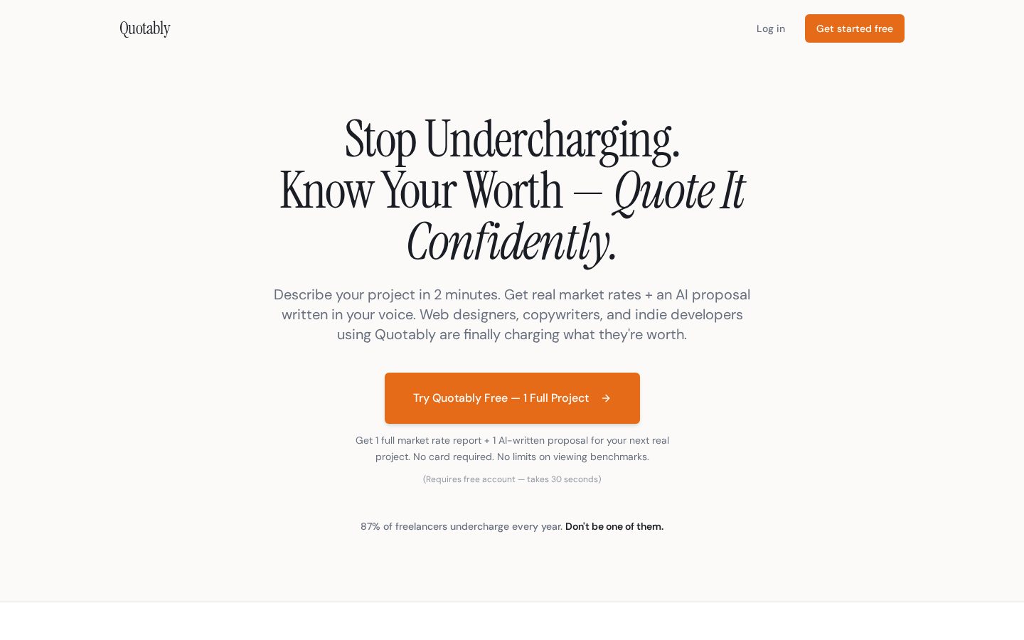 Quotably Homepage
