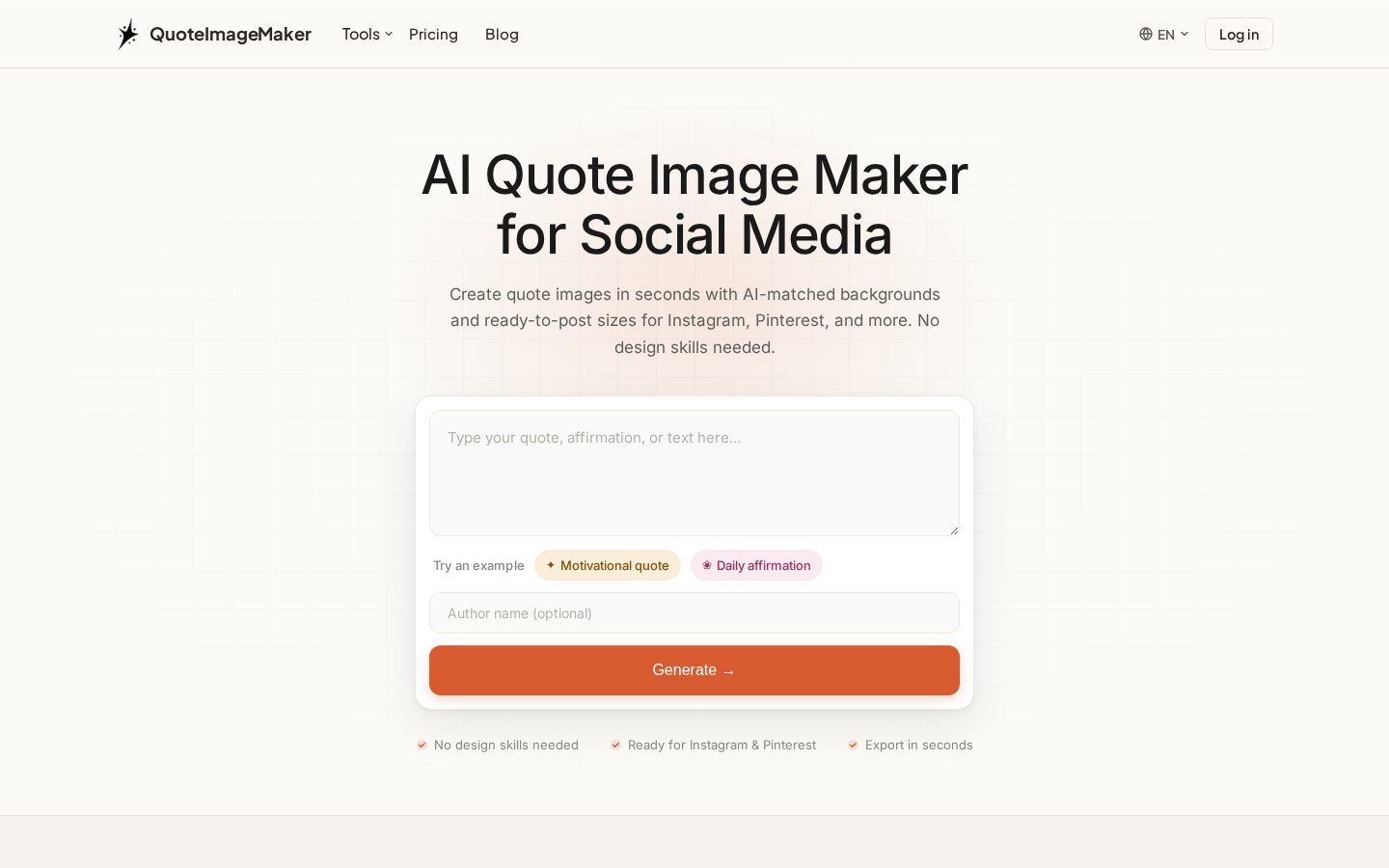 quoteimagemaker Homepage