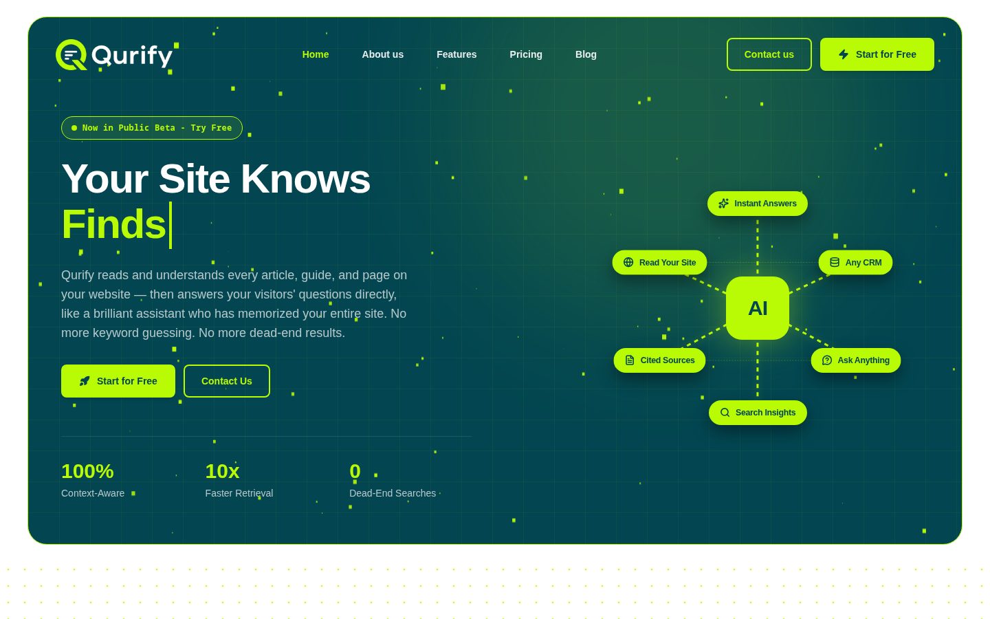 Qurify Homepage