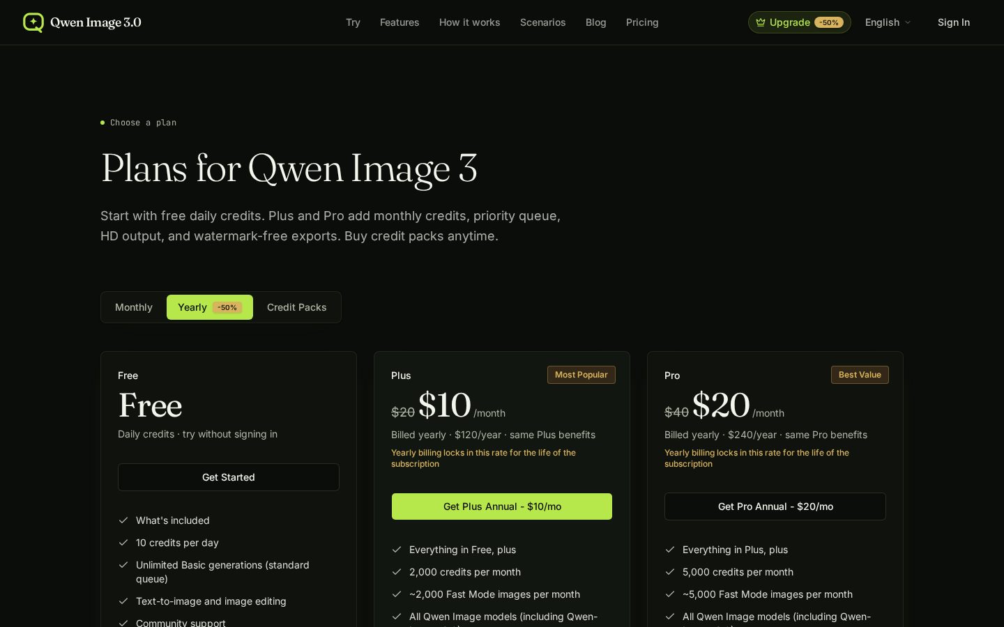 Qwen Image 3 Pricing