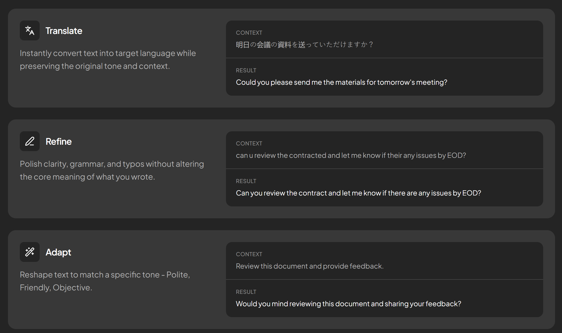 Homepage screenshot