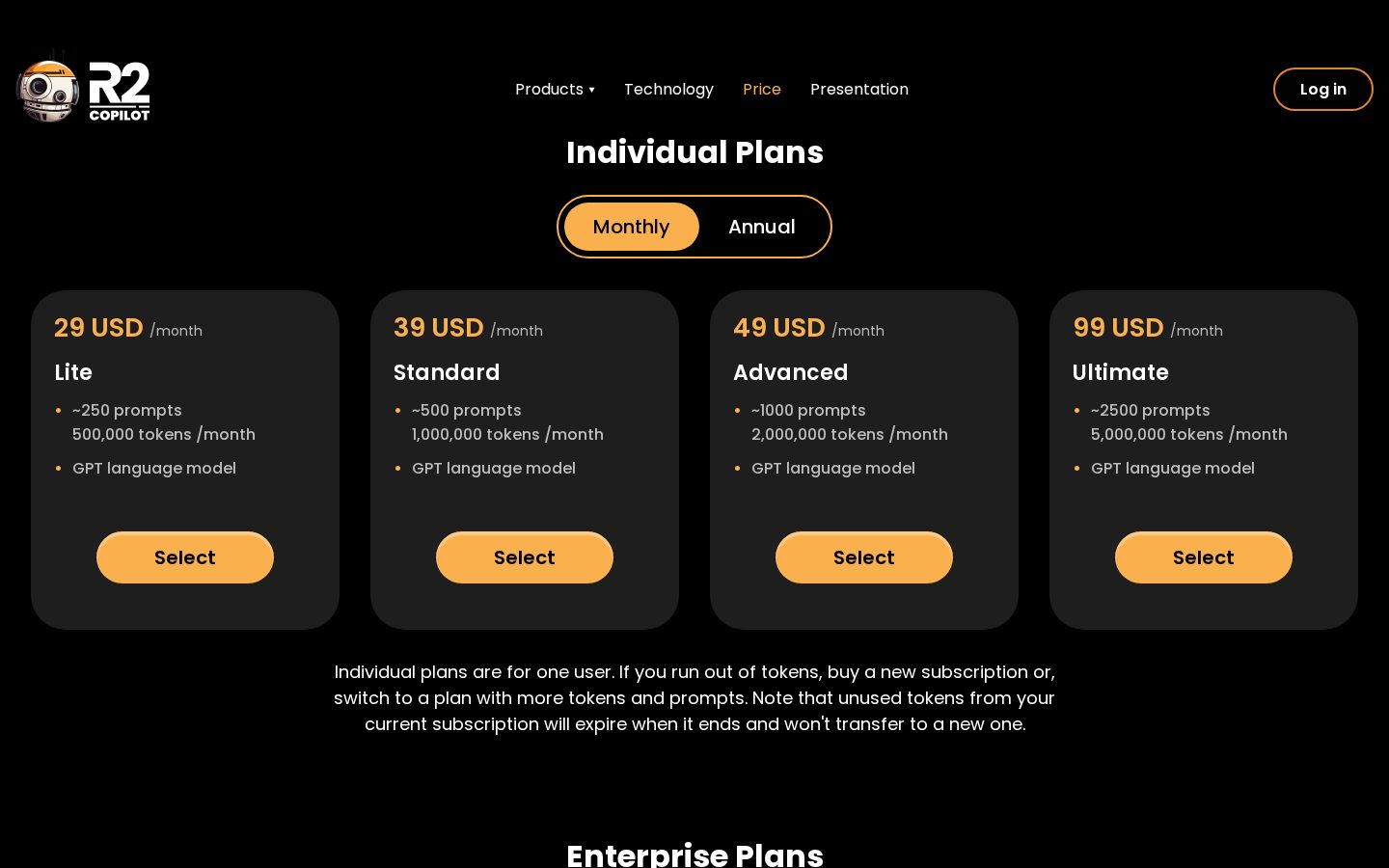 R2 Copilot Pricing