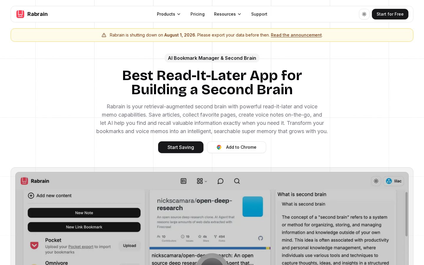 Rabrain Homepage