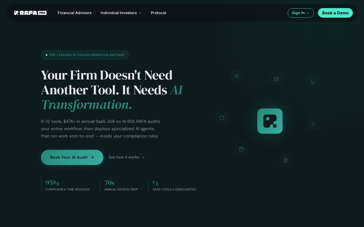 Rafa AI Homepage